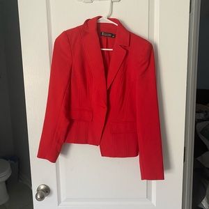 New York and Company Red Blazer Size 4